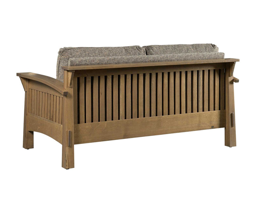 Amish Benton Love Seat With Reversible Cushions