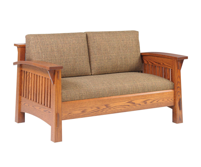 Amish Benton Mission Love Seat