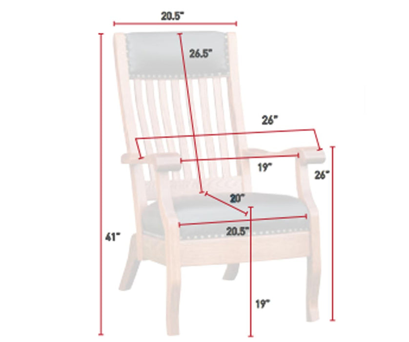 Amish Queen Lounge Chair