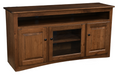 Quick Ship Amish Eco TV Stand 60" Rustic Cherry TV Stands Shaker