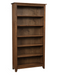 Quick Ship Amish Modern Mission Bookcase 36"x 72" Bookcases Mission