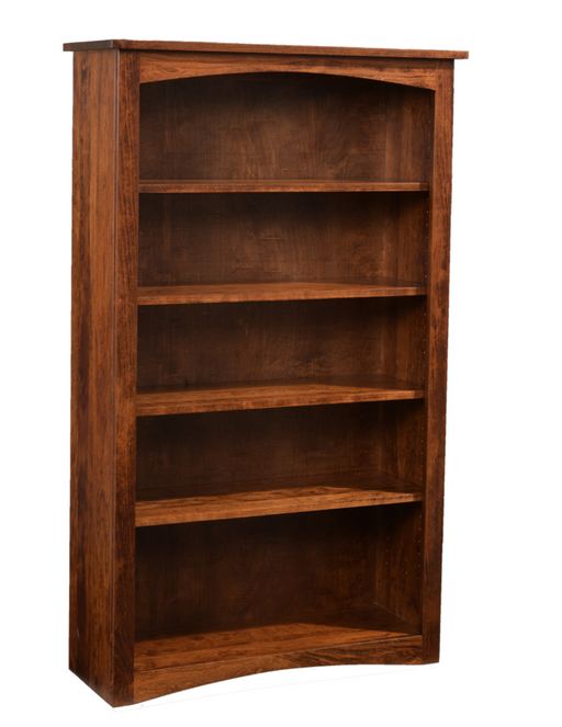 Quick Ship Amish Shaker Bookcase 36" x 60" Bookcases Shaker