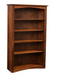 Quick Ship Amish Shaker Bookcase 36" x 60" Bookcases Shaker