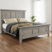 Quick Ship Amish Arlington Bed - Sap Cherry Mineral Stain - In Home Photo