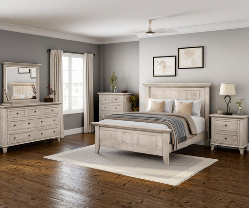 Quick Ship Amish Arlington Bedroom Set  - Solid Cherry - Contemporary Amish Bedroom Set - In-Home Photo 2