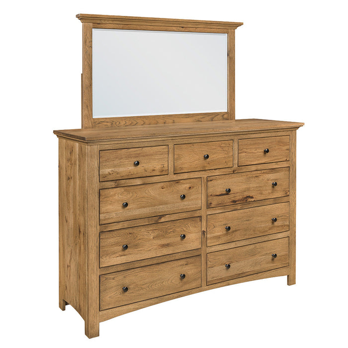 Quick Ship Amish Canton-Dresser-W-0333-Rustic-Hickory-with-Cappuccino-1