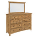 Quick Ship Amish Canton-Dresser-W-0333-Rustic-Hickory-with-Cappuccino-1