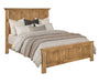 Quick Ship Amish Canton Bed - Rustic Hickory OCS-119 Cappuccino - Blank Photo