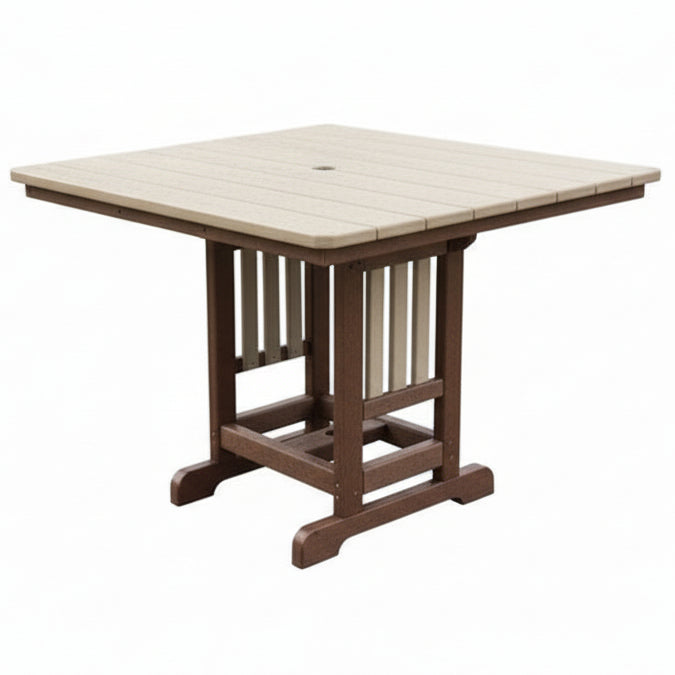 Amish Hilton Adirondack 44" Counter Dining Set - In-Stock