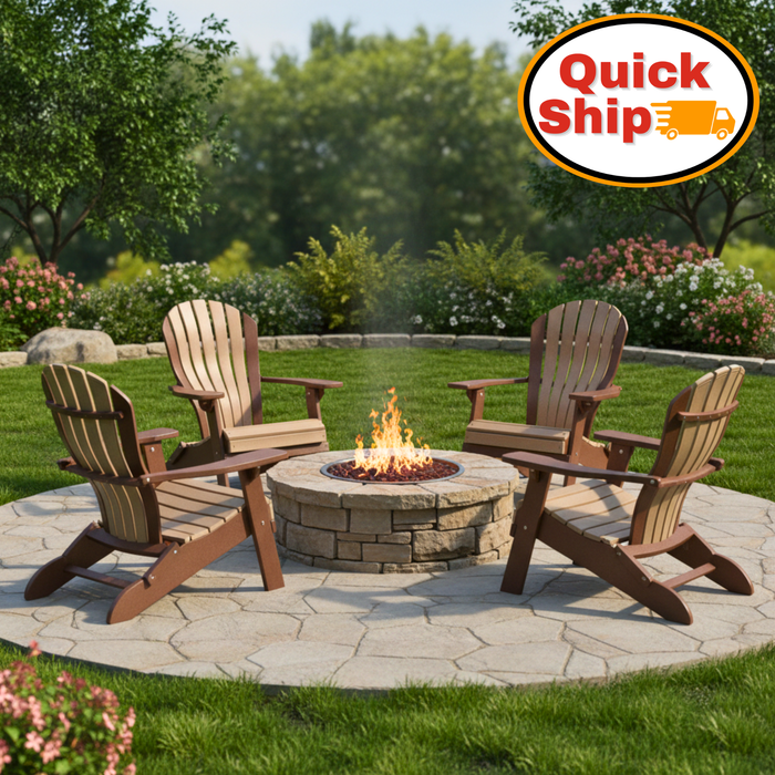 Quick Ship Amish Bentback Folding Beach Chair