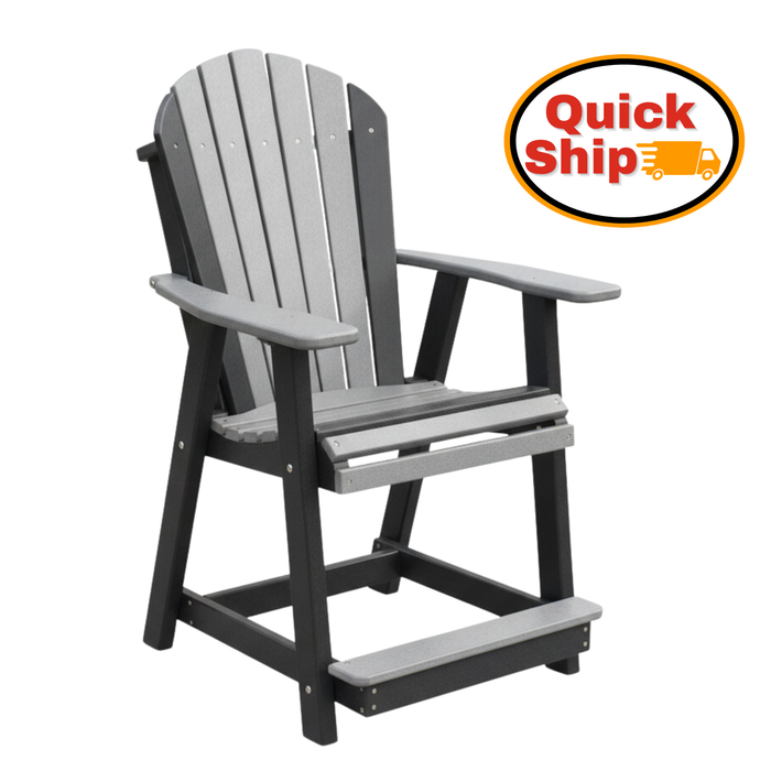 Quick Ship Amish Hilton Adirondack 44"x72" Counter Set