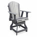 Quick Ship Amish Hilton Adirondack Swivel Dining Chair - Counter Height