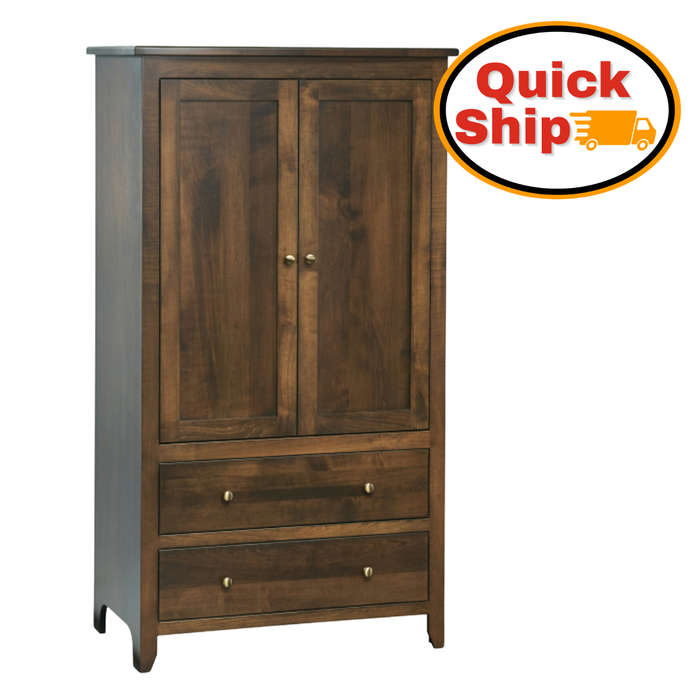 Amish Quick Ship Classic Shaker Armoire
