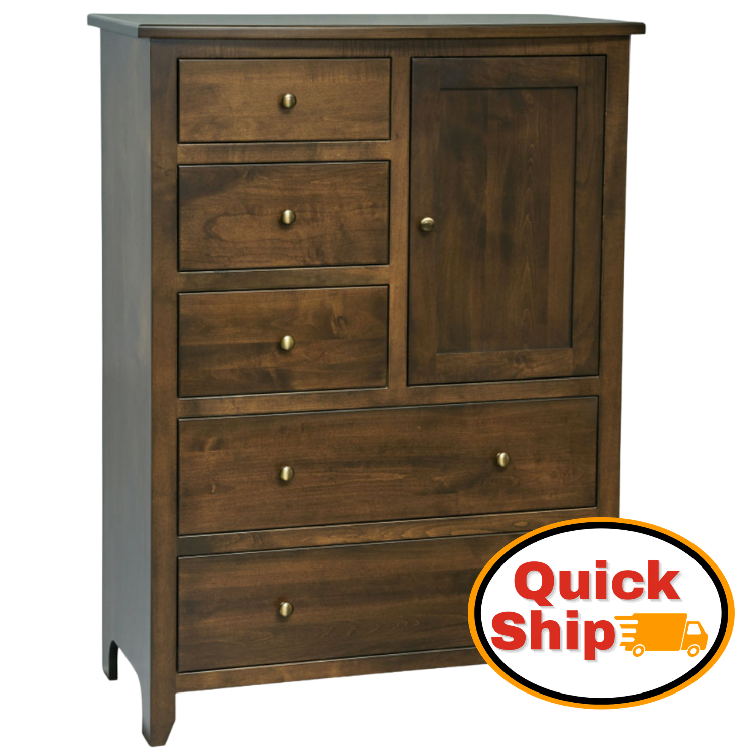 Amish Quick Ship Classic Shaker Gentleman's Chest