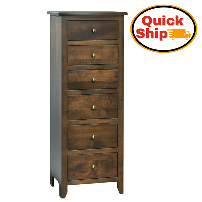 Amish Quick Ship Classic Shaker Lingerie Chest