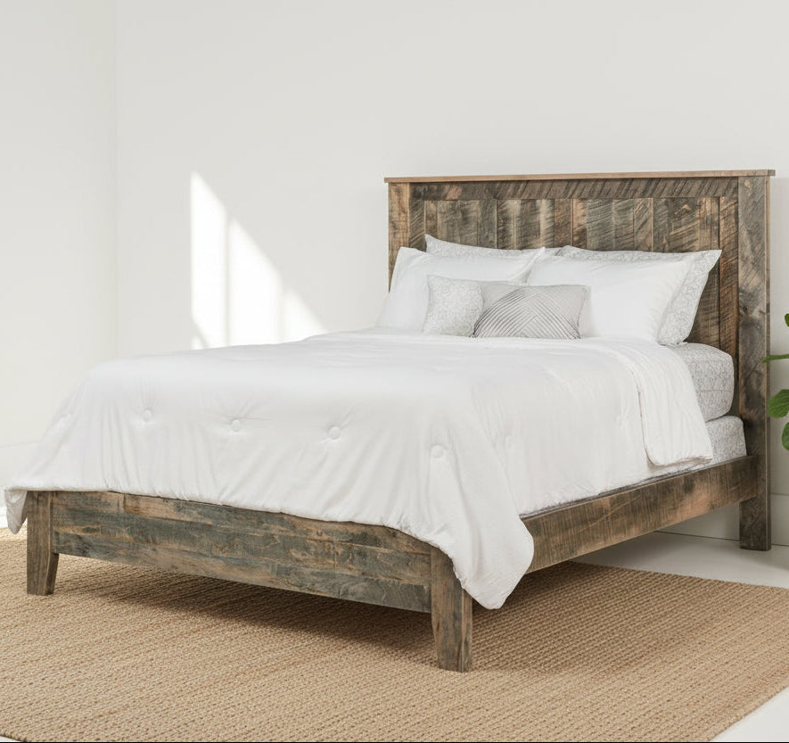 Quick Ship Livingston Panel Bed Low Footboard