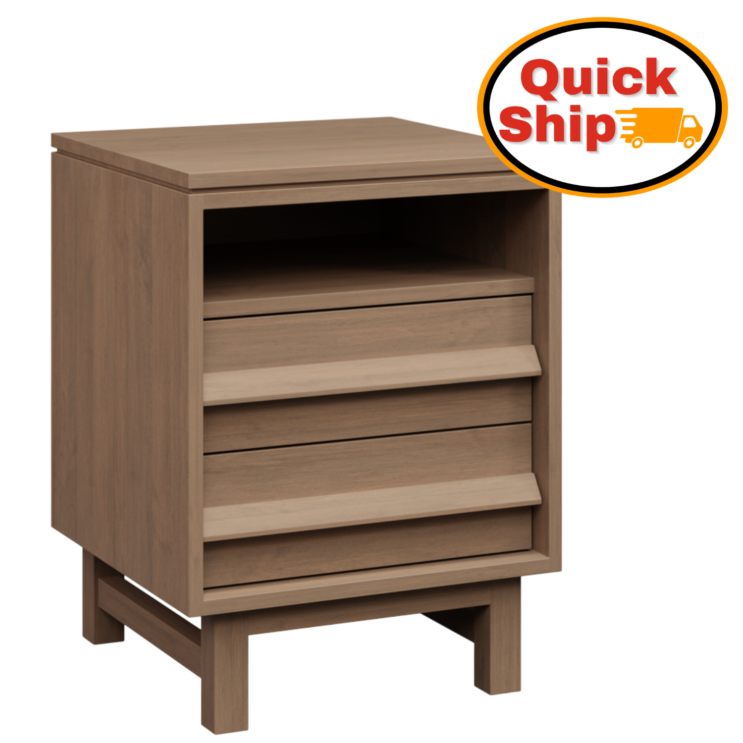 Amish Quick Ship Wyndham Hills 2-Drawer Nightstand