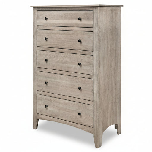 Quick Ship Amish Carlston Bedroom Set 5-Piece Set Contemporary Sunrise Hardware