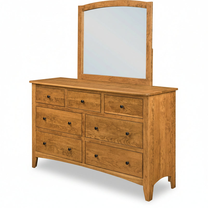 Quick Ship Amish Carlston Dresser Dressers Contemporary Sunrise Hardware