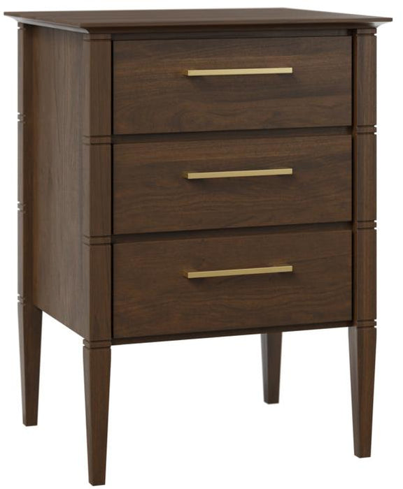 Amish Reveal 3-Drawer Nightstand