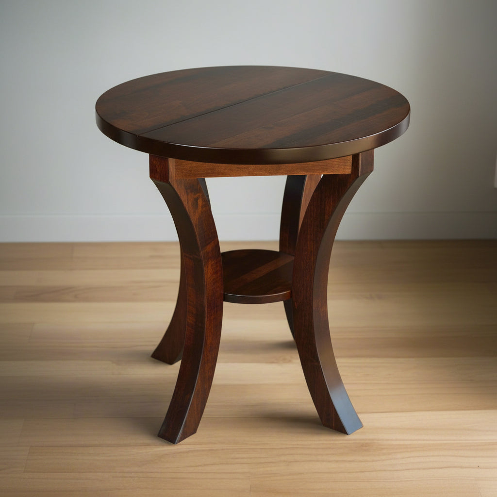Amish Hilton Barn Floor End Table End Tables Contemporary Rough Sawn