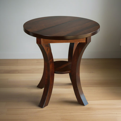 Amish Hilton Barn Floor End Table End Tables Contemporary Rough Sawn