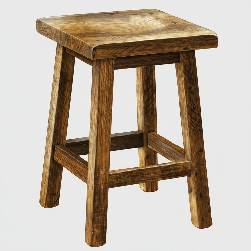 Frontier Barstool Barstools Farmhouse Reclaimed Barnwood