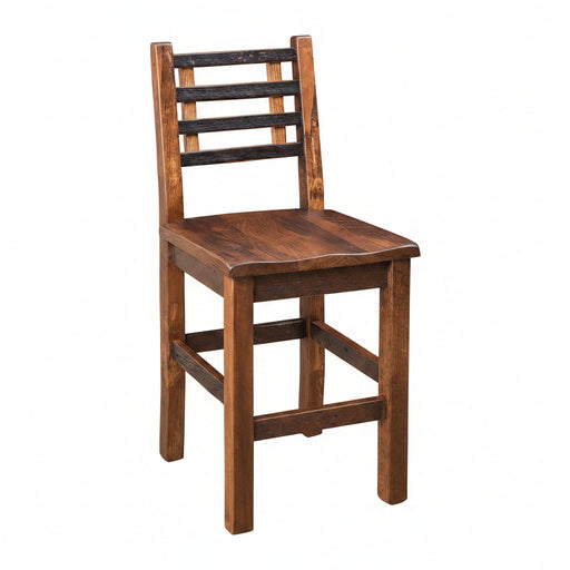 Barrel Reclaimed Bar Chair Bar Chairs Farmhouse Reclaimed Barnwood