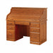 Amish Double Pedestal Regency Roll Top Desk Rolltop Desks Traditional