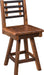 Amish Round Barrel Table With Swivel Barrel Bar Stools Pub Dining Sets Reclaimed Barnwood