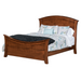 Amish Chelsea Bed High Footboard Panel Beds Contemporary