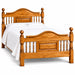 Amish Raised Panel Spindle Bed Poster Beds Traditional