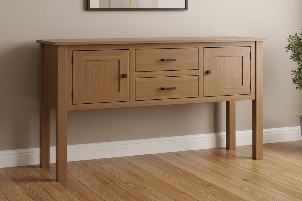 - Standard Hardware: 55271-ORB, 55275-ORB
- Flush Doors
- Adjustable Wood Shelves