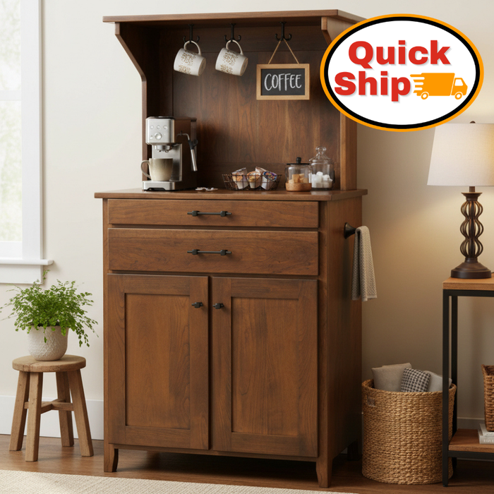 Quick Ship Amish Urban Coffee Bar