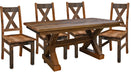 Western Railway Reclaimed Dining Table Trestle Dining Tables Farmhouse Reclaimed Barnwood