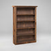 Reclaimed Barnwood Bookcase 36" Wide x 60" High Farmhouse Barn Wood Bookshelf