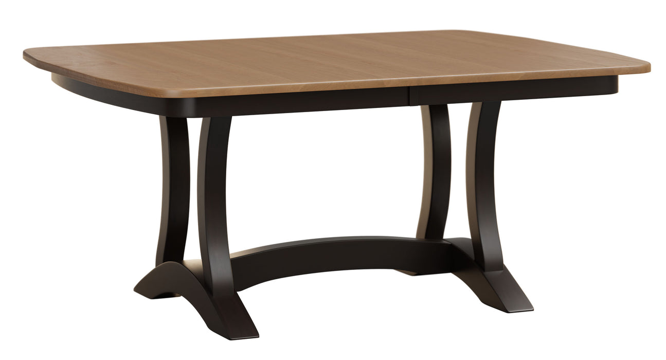 Richfield Double Pedestal Table Trestle Dining Tables Contemporary