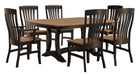 Amish Richland Dining Set Trestle Table & Chair Sets Farmhouse Traditional