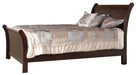 Amish Riverview Bed Panel Beds Mission