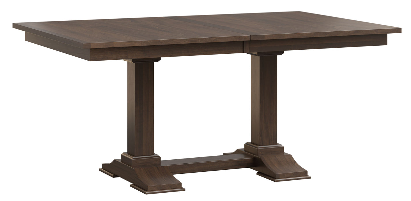 Rochester Double Pedestal Table Trestle Dining Tables Mission