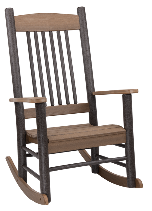Amish Rustic Poly Log Rocker