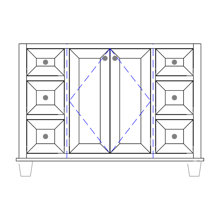 Amish Rosedale Bathroom Vanity - Multiple Sizes Bathroom Vanities: 40-49" Wide Contemporary Traditional