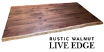 Amish Filmore Live Edge Table Live Edge Dining Tables Live Edge Modern