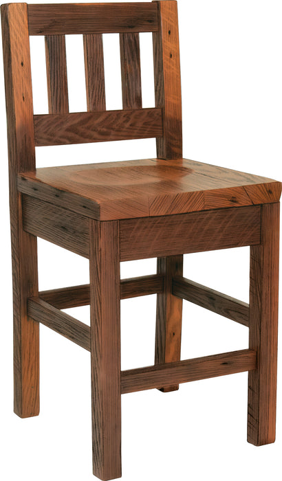 Settler's Bar Chair Bar Chairs Reclaimed Barnwood