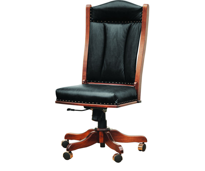 Amish Texas Side Office Chair