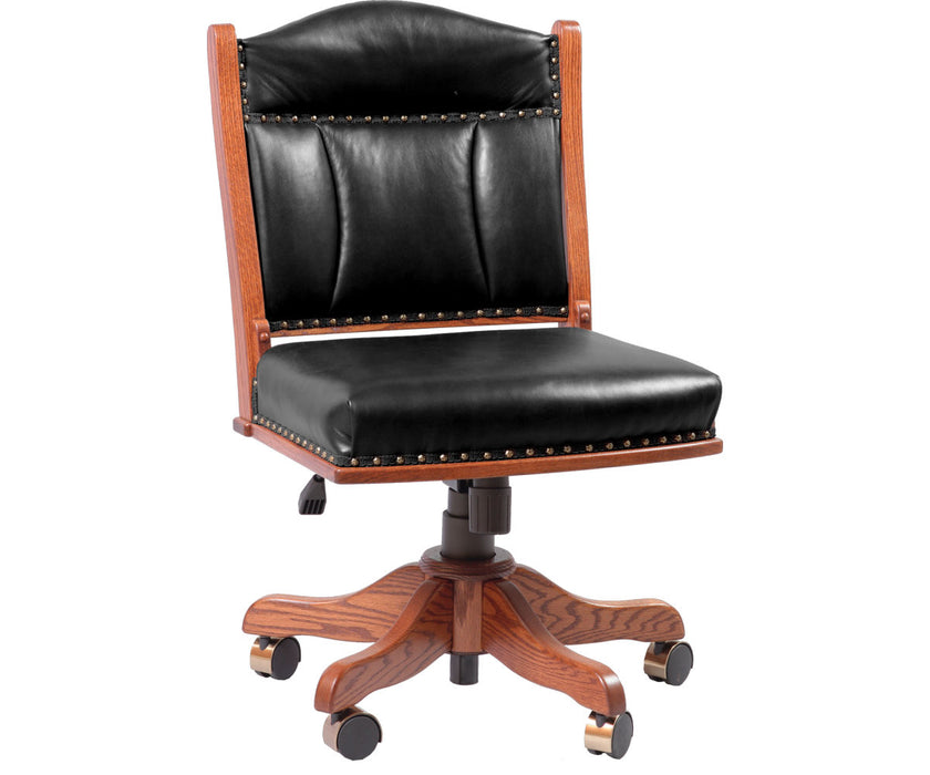 Amish Texas Low Back Side Office Chair