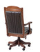 Star Executive Arm Chair Fabric/Leather Office Chairs Heartland Fabric Indoor Fabric