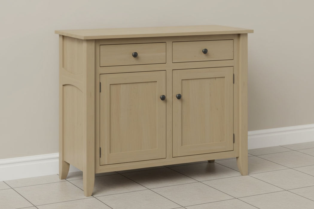 - Standard Hardware: K-107-AE Knobs
- Flush Doors & Drawers
- Adjustable Wood Shelves
- Dovetailed Drawers
- All Drawers on Full Extension Slides