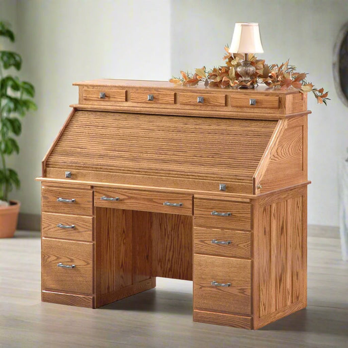 Amish Sierra Deluxe Rolltop Desk Rolltop Desks Mission