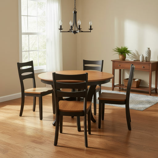 Amish Sierra Single Pedestal Table Single Pedestal Tables Contemporary